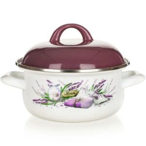 Banquet LAVENDER smaltovaný kastrol 18 cm, pr. 18 cm